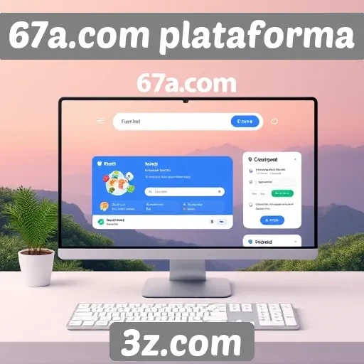 Interface do usuário em 67a.com é intuitiva e acessível